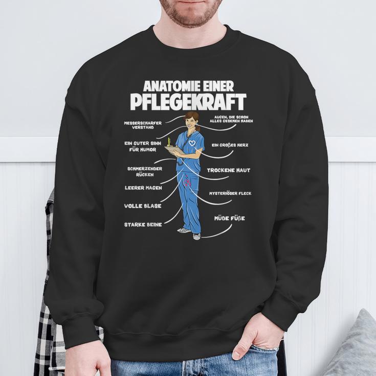 Anatomie Einer Pflegekraft Elderly Nursing Sweatshirt Geschenke für alte Männer