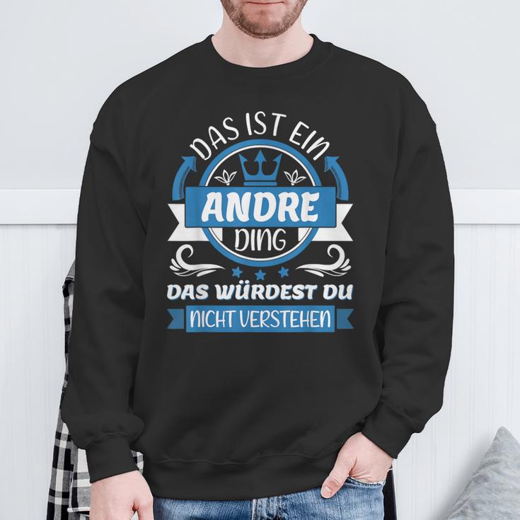 Andre Namensdag Sweatshirt, Einzigartiges Andre Ding Design Geschenke für alte Männer