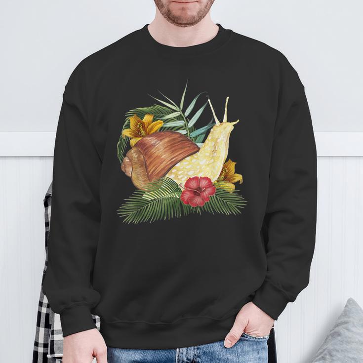 Animal Garden Snail Sweatshirt Geschenke für alte Männer