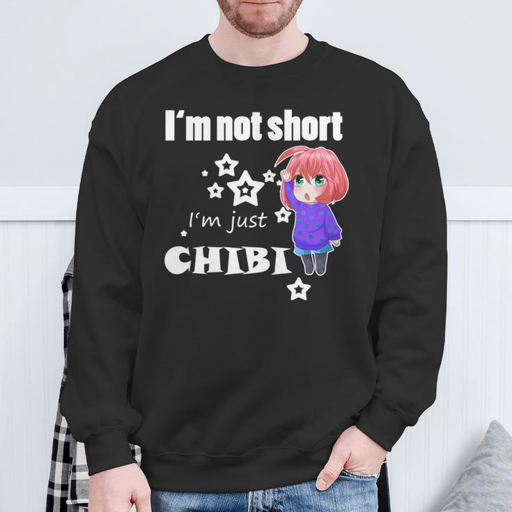 Anime Chibi I'm Not Short Manga Otaku Mangaka Geschenk Sweatshirt Geschenke für alte Männer