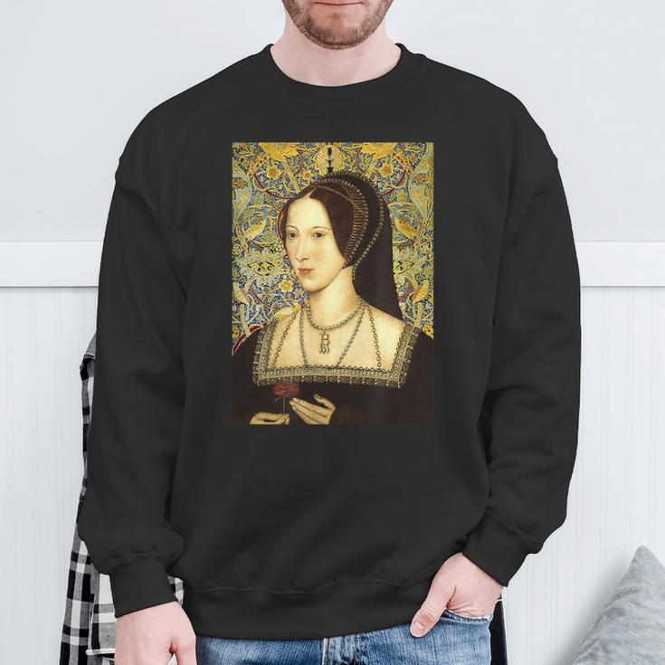 Anne Boleyn Portrait Sweatshirt Geschenke für alte Männer