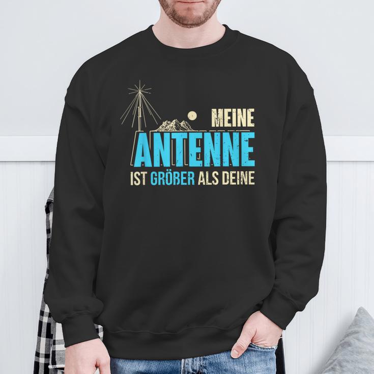 My Antenna Is Larger Cb Funker Amateur Funker Sweatshirt Geschenke für alte Männer