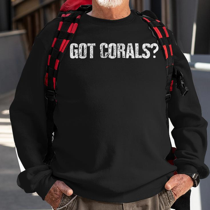 Aquarium Coral Aquarist Sweatshirt Gifts for Old Men