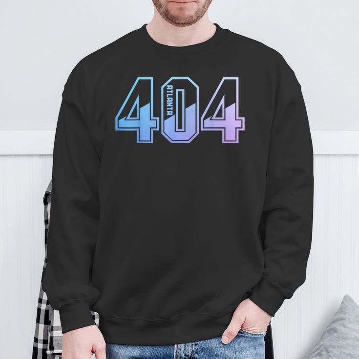 Atlanta Georgia Atl 404 Area Code Pride Vintage Sweatshirt Gifts for Old Men