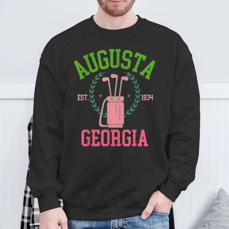 Augusta Georgia Coquette Golf Tournament Bows Social Club Sweatshirt Gifts for Old Men