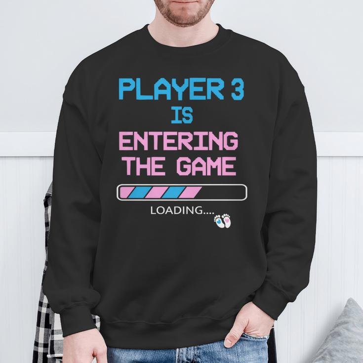 Baby Announcement New Dad Gender Reveal Father's Day Gaming Sweatshirt Gifts for Old Men