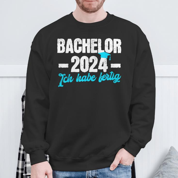 Bachelor 2024 Ich Habe Fertig Bachelor Passed Sweatshirt Geschenke für alte Männer