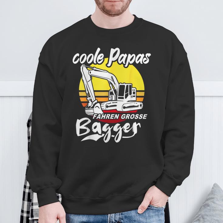 Bagger Papa Baggerfahrer Sweatshirt Geschenke für alte Männer