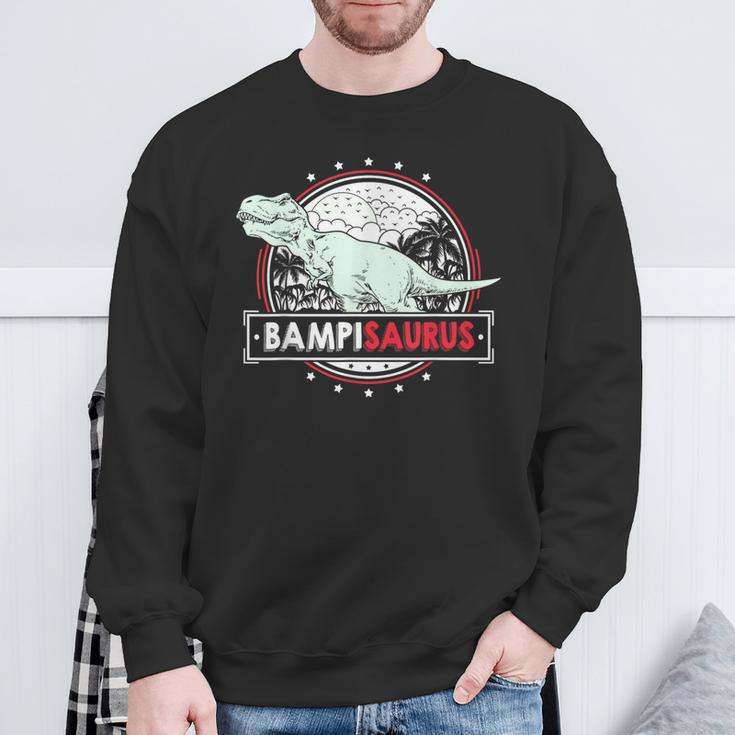 Bampisaurus For BampiRex Dinosaur Fathers Day Sweatshirt Gifts for Old Men