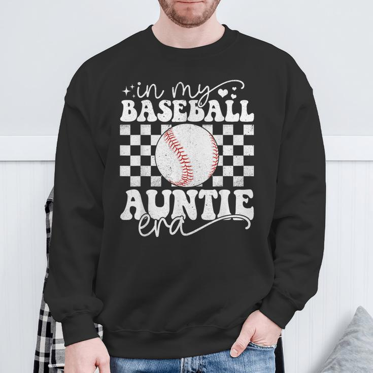 In My Baseball Auntie Era Baseball Auntie Mother's Day Sweatshirt Gifts for Old Men