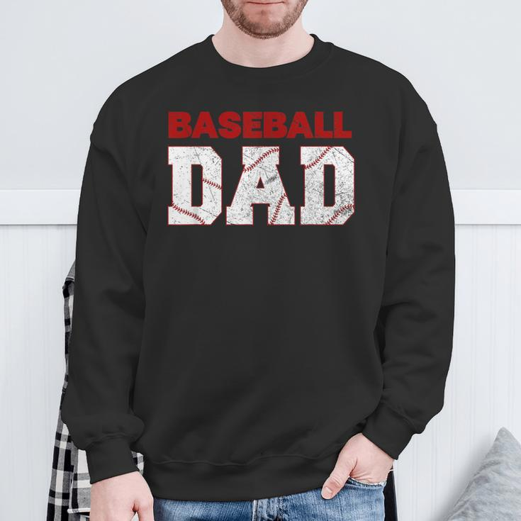 Baseball Dad Happy Fathers Day For Boys Kid Sweatshirt Gifts for Old Men