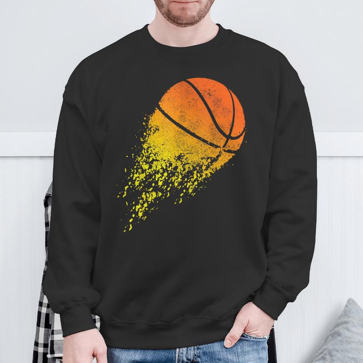 Basketball Player Bball Sports Coach Fan Baller Sweatshirt Gifts for Old Men