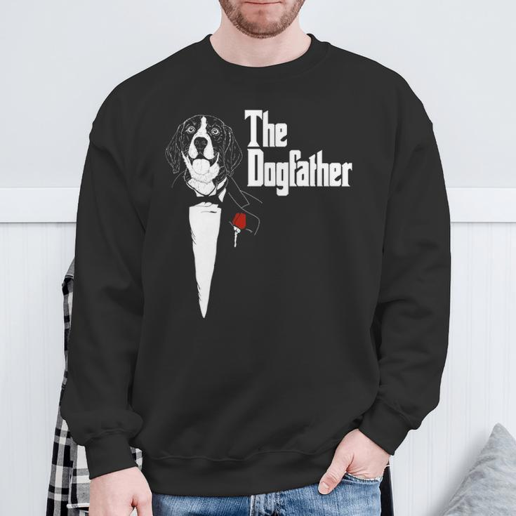 Beagle Dad The Dogfather Beagle Beagle Lover Sweatshirt Gifts for Old Men
