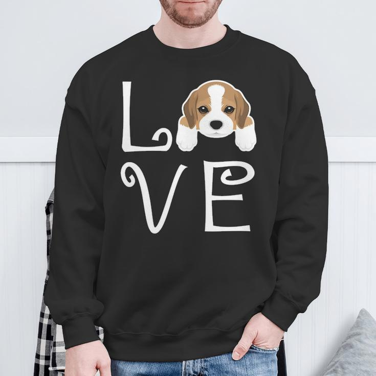 Beagle Love Dog Owner Beagle Puppy Sweatshirt Gifts for Old Men