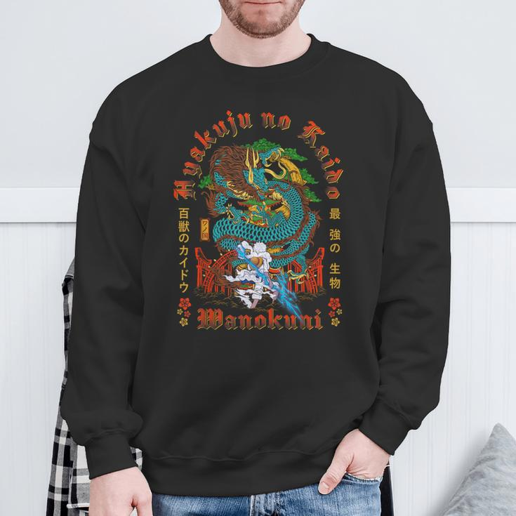 The Beast Castle Island Last Fight Anime Pirates Graphic Sweatshirt Gifts for Old Men