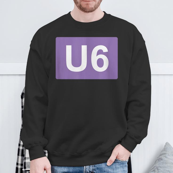 Berlin U-Bahn Line U6 Souvenir Sweatshirt Geschenke für alte Männer