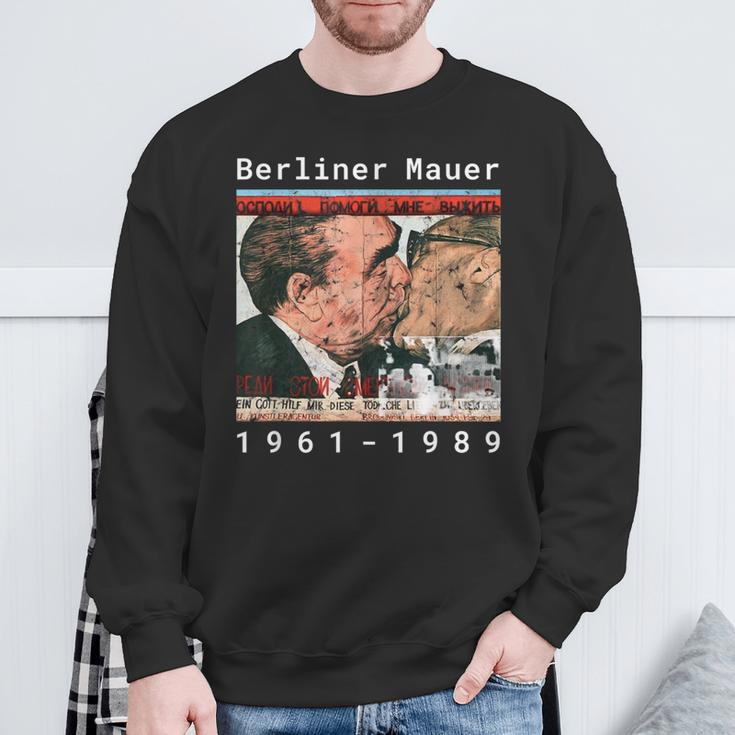 Berliner Mauer Bruderkuss Sweatshirt Geschenke für alte Männer