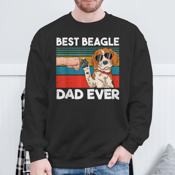 Best Beagle Dad Ever Best Beagle Dogs Dadintage Sweatshirt Geschenke für alte Männer