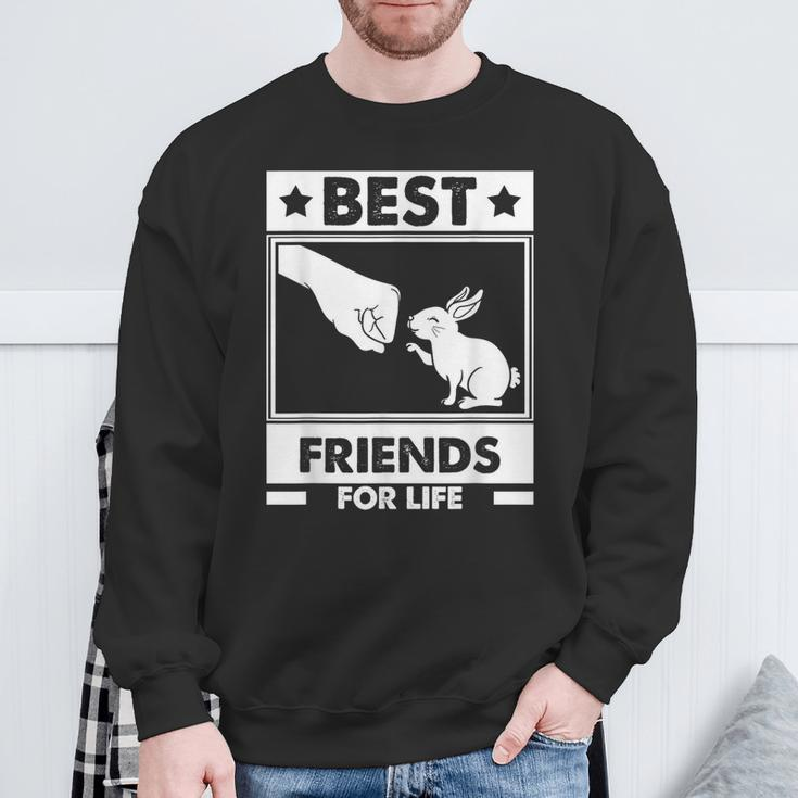 Best Friends For Life Rabbit Friends Rabbit Sweatshirt Geschenke für alte Männer