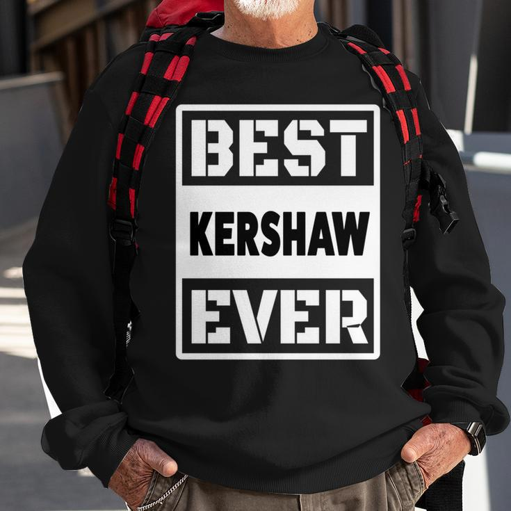 Best Kershaw Ever Custom Family Name Sweatshirt Gifts for Old Men
