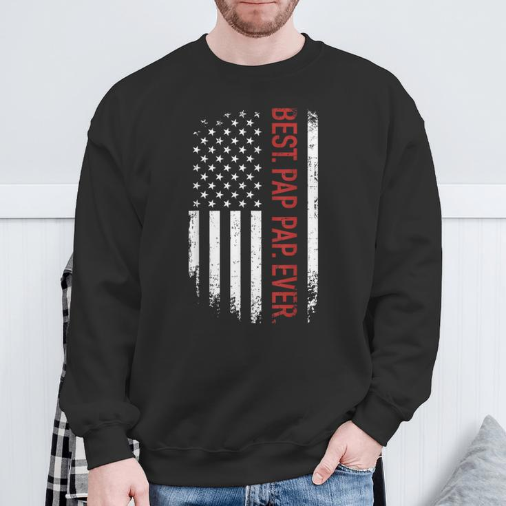 Best Pap Pap Ever With Us American Flag For Father's Day Sweatshirt Gifts for Old Men