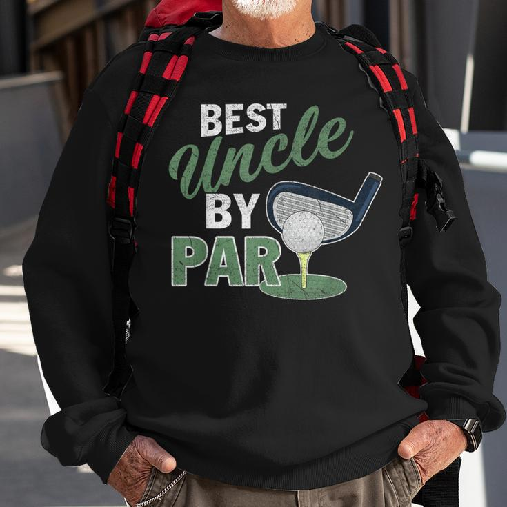 Best Uncle By Par Father's Day Golf Sports Sweatshirt Gifts for Old Men