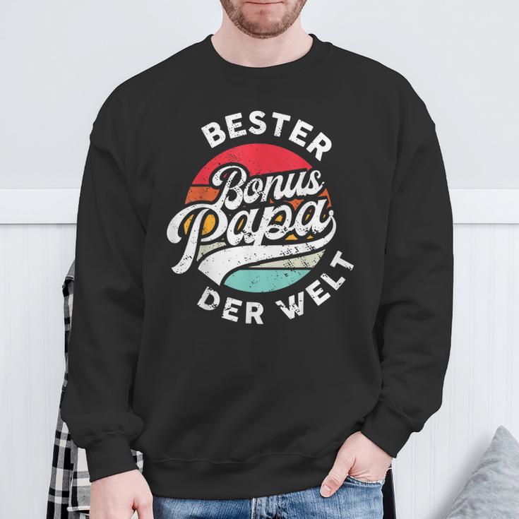 Bester Bonus Papa Der Weltintage Stepfather Father's Day Sweatshirt Geschenke für alte Männer