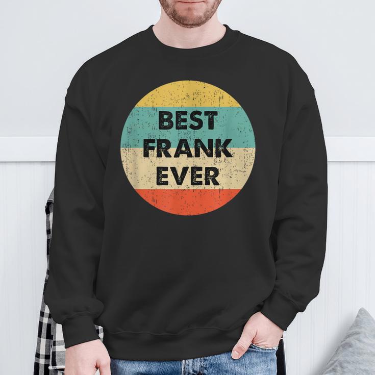 Bester Frank Vintage Design Sweatshirt, Retro Stil Tee Geschenke für alte Männer