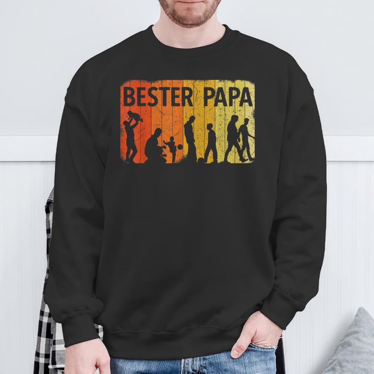 Bester Papa Mit Kind S Sweatshirt Geschenke für alte Männer