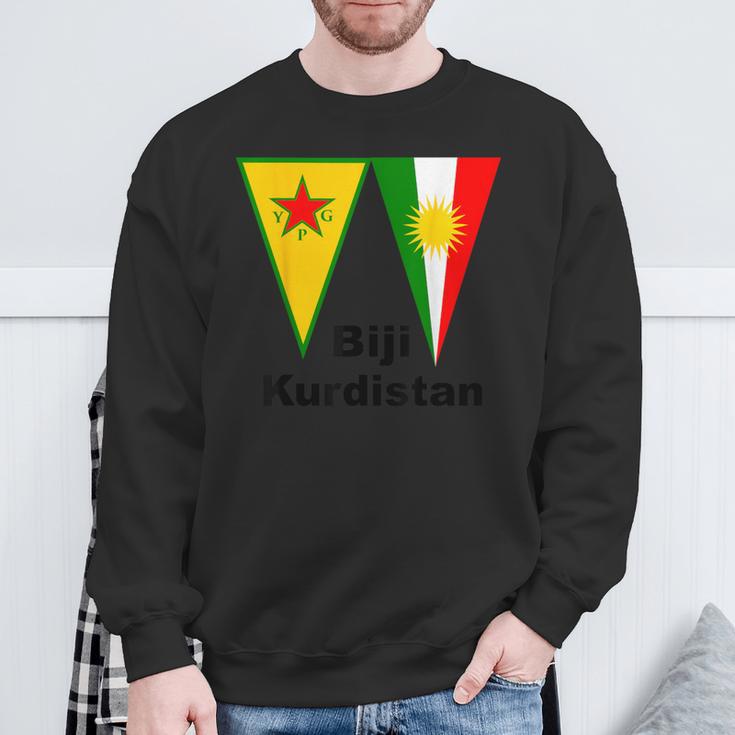 Biji Kurdistan Newroz Kurdistan Ypg Sweatshirt Geschenke für alte Männer