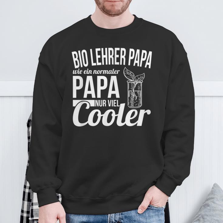 Bio Lehrer Papa Spruch Sportlehrer Gymnasium Lehrerin Sweatshirt Geschenke für alte Männer