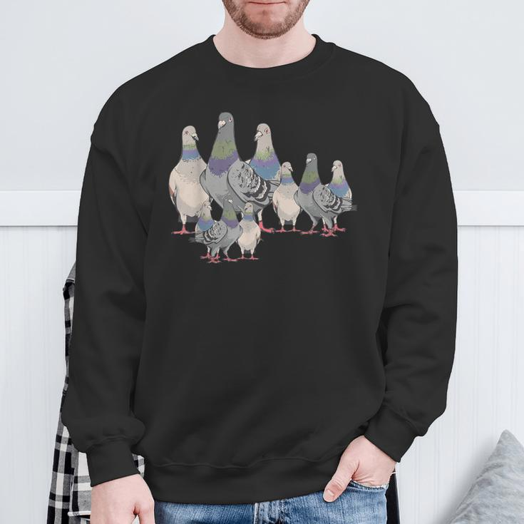 Bird Animal Motif Pigeon Sweatshirt Geschenke für alte Männer