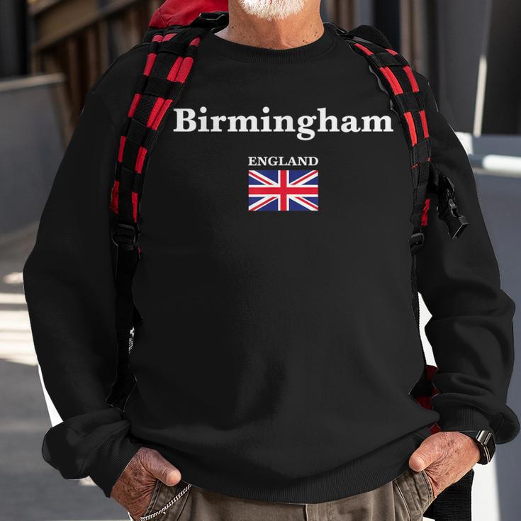 Birmingham England And The Union Jack Flag Of United Kingdom Sweatshirt Gifts for Old Men