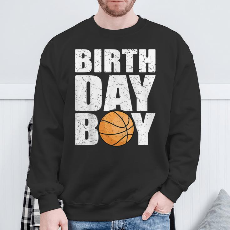 Birthday Boy Basketball Theme Party Future Basketball Player Sweatshirt Gifts for Old Men
