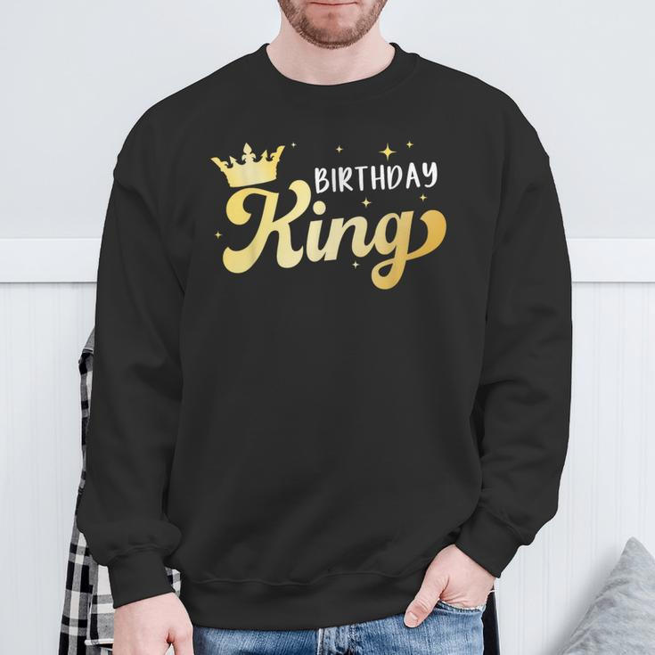 Birthday King For Boys And Matching Birthday Sweatshirt Gifts for Old Men