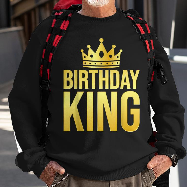Birthday King Son Or Dad's Birthday Party Sweatshirt Gifts for Old Men