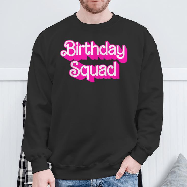 Birthday Squad Birthday Party Matching Family Group Sweatshirt Gifts for Old Men