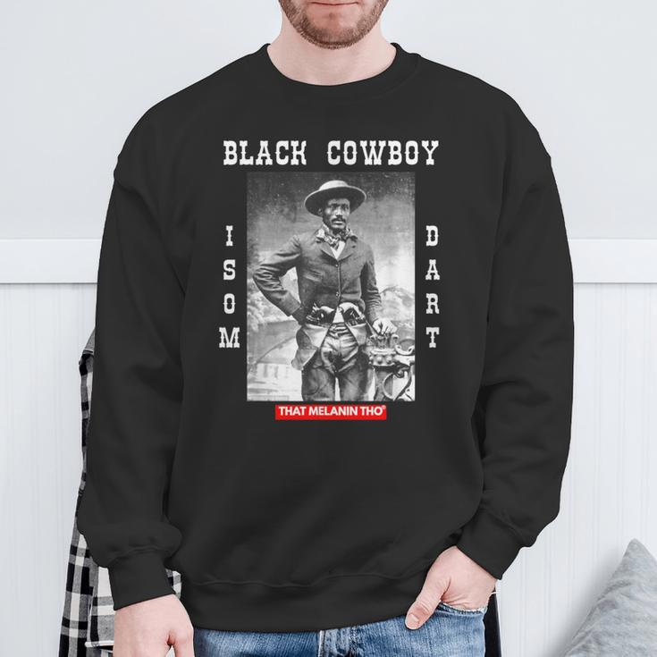 Black Cowboy Isom Dart African American Black Cowboy History Sweatshirt Gifts for Old Men
