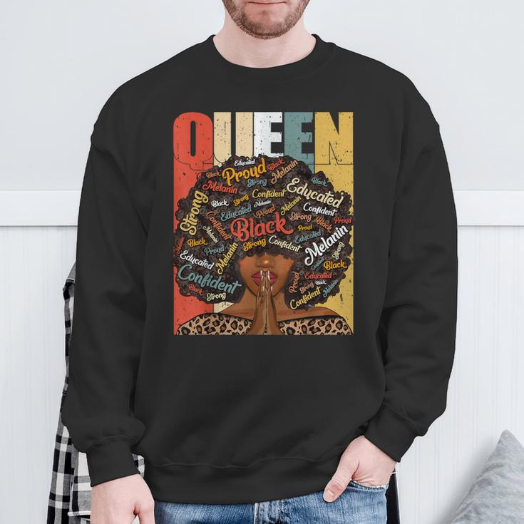 Black History Month Junenth For Black Queen Sweatshirt Gifts for Old Men