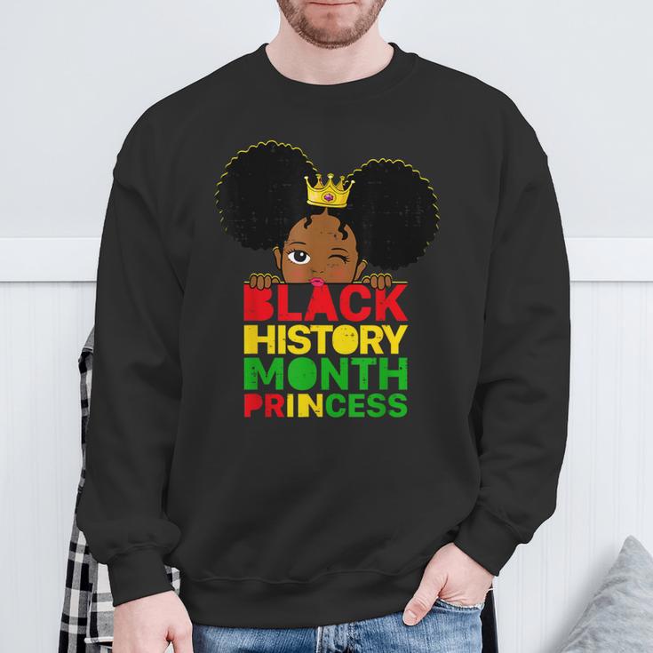 Black History Month Princess African Melanin Girls Toddler Sweatshirt Gifts for Old Men