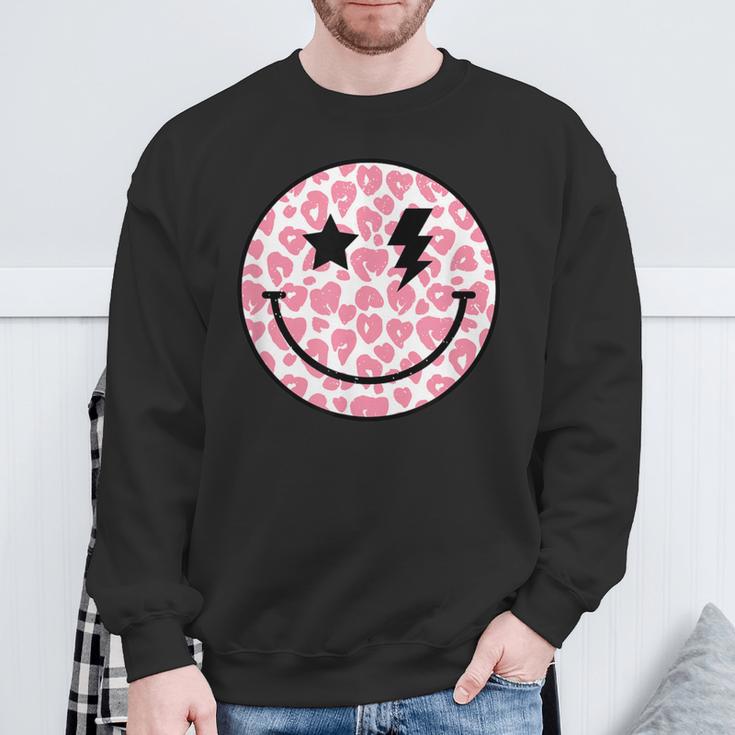 Blitz Blitz Leopard Print Pink Sweatshirt Geschenke für alte Männer