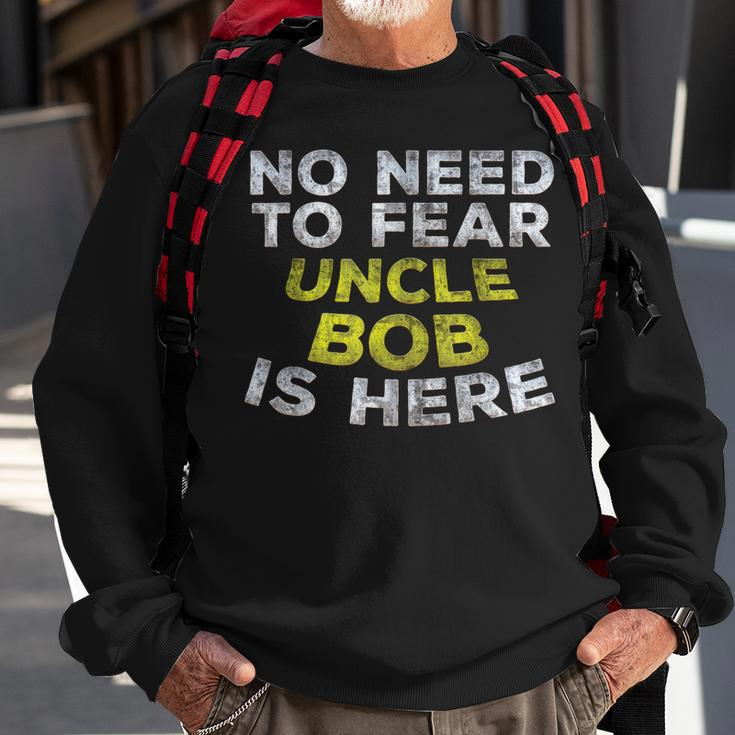 Bob Uncle Family Graphic Name Text Sweatshirt Gifts for Old Men