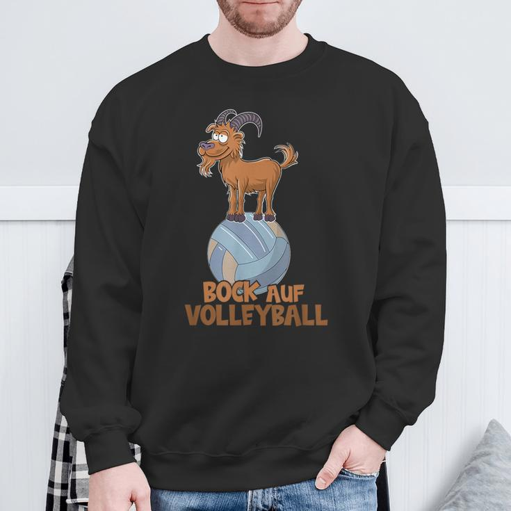 Bock On Volleyball Beach Volleyball Team Trainer Volleyball Sweatshirt Geschenke für alte Männer