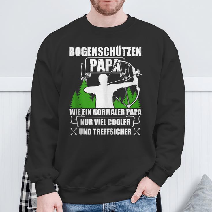 Bogenschützen Papa Pfeil Und Bogen Bogenschießen Sweatshirt Geschenke für alte Männer