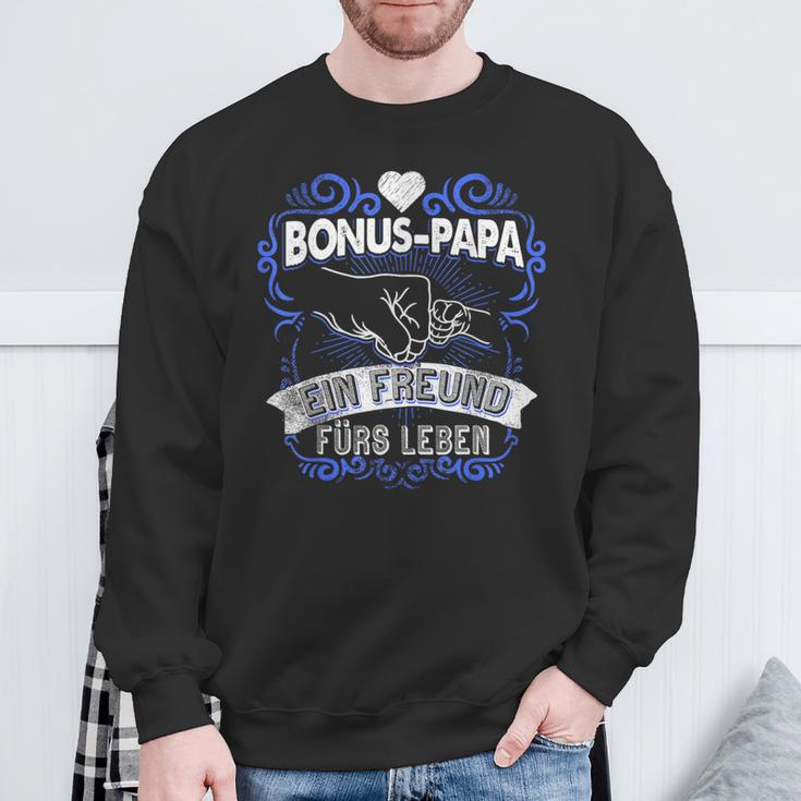 Bonus Papa Bonuspapa Stiefsohn Bonusater Geschenk Sweatshirt Geschenke für alte Männer