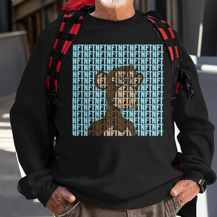 Bored Ape Yacht Club Nft Graphic Sweatshirt Gifts for Old Men