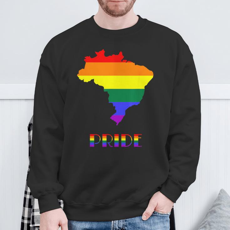 Brazil Pride Lgbt Pride Gay Pride Month Lesbian Lgbtq Sweatshirt Gifts for Old Men