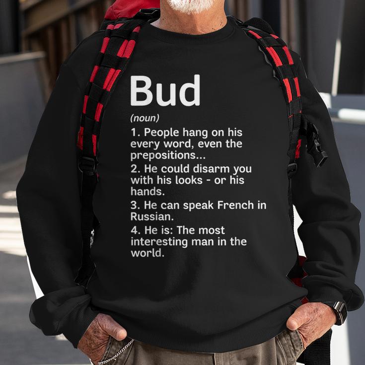 Bud Name Definition Meaning Interesting Sweatshirt Gifts for Old Men