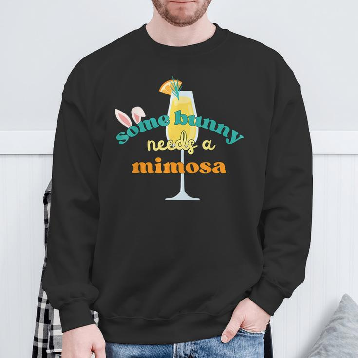 Some Bunny Needs A Mimosa Easter Brunch Women Sweatshirt Gifts for Old Men