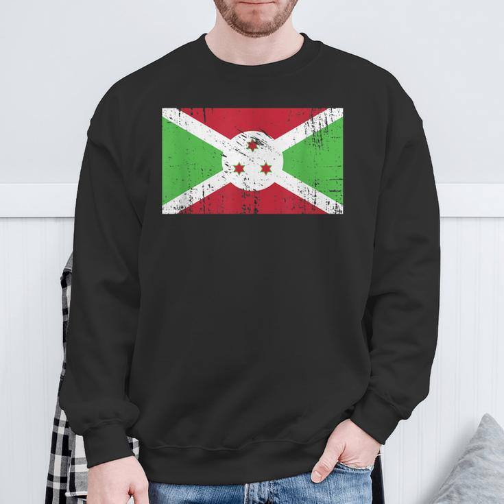 Burundi Flagge-Fahne Geschenk Fußball-Fan Sport Sweatshirt Geschenke für alte Männer